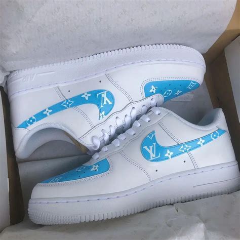 blue lv air force 1|general release lv air force 1.